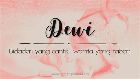 arti dari nama dewi